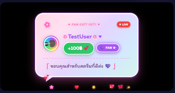 VTuber Alert overlay preset